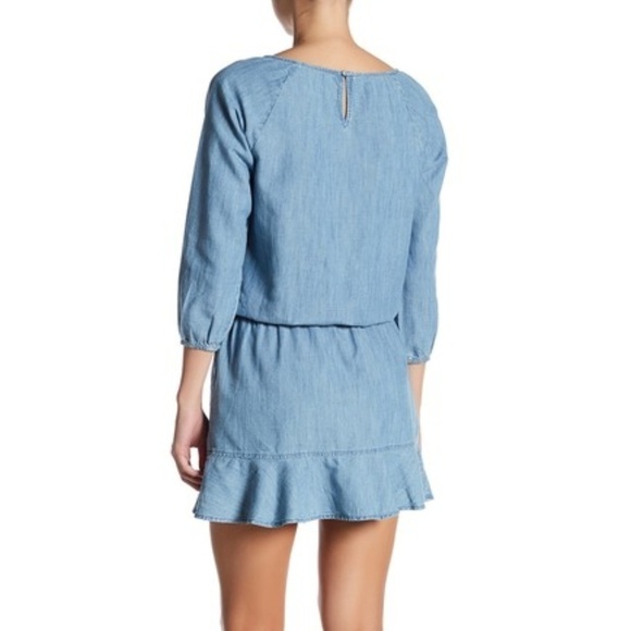 New Soft Joie Arryn B Chambray Dress size L - Picture 2 of 7